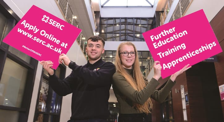 There is still time to apply for further education, training, or apprenticeship courses at South Eastern Regional College, but students are urged to get online and apply as soon as possible, in line with new enrolment procedures in the wake of the Covid-19 pandemic.